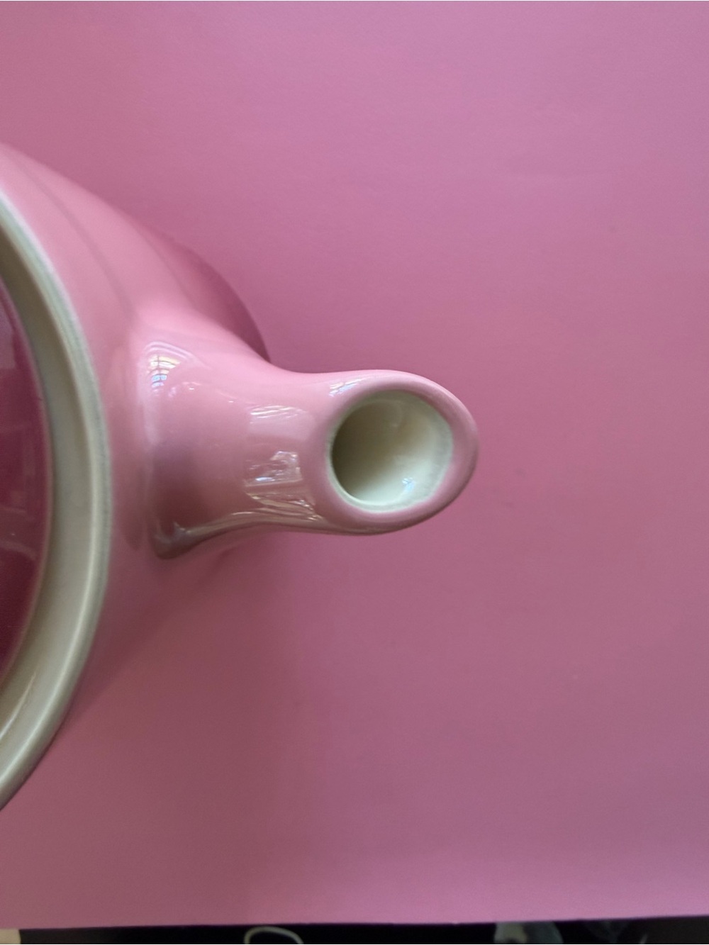 Le Creuset ROSE QUARTZ Grande Tea Pot New - Picture 3 of 6